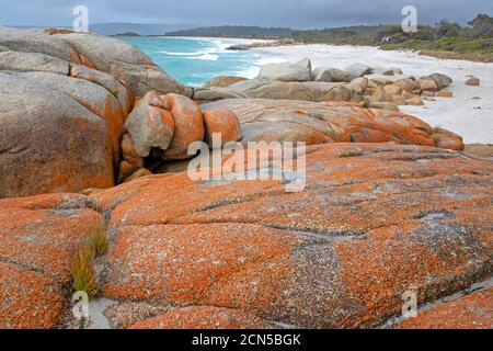 Cozy Corner und Swimcart Beach in der Bucht der Feuer Stockfoto