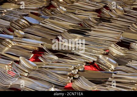 Sonntagsflohmarkt in der Straße des 17. Juni Stockfoto