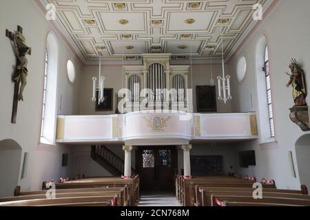 Dreifaltigkeitskirche auf dem gleichnamigen Berg Stockfoto