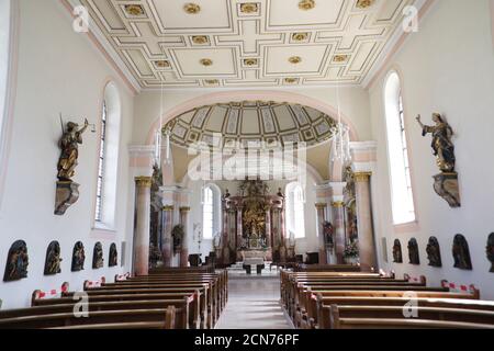 Dreifaltigkeitskirche auf dem gleichnamigen Berg Stockfoto