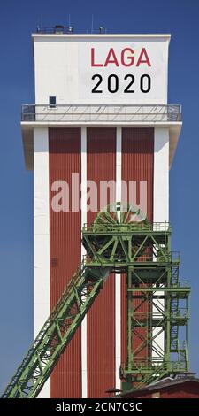 Landesgartenschau 2020, ehemalige Zeche Friedrich Heinrich 1/2, Kamp-Lintfort, Deutschland, Europa Stockfoto