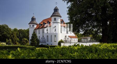 Schloss Dieprham, Kamp-Lintfort, Ruhrgebiet, Nordrhein-Westfalen, Deutschland, Europa Stockfoto