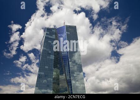EZB Europäische Zentralbank, Frankfurt am Main, Hessen, Deutschland, Europa Stockfoto