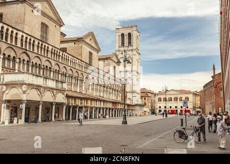 Trento Triest Platz in Ferrrara in Italien 8 Stockfoto