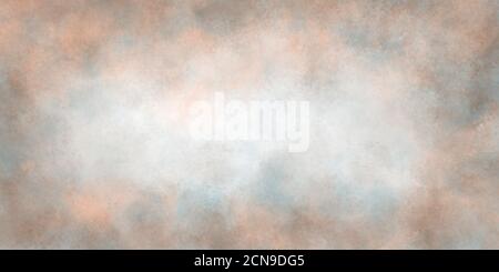 Abstrakter alter Hintergrund aus Pastellfarben mit einem Grunge beige-blau Textur Stockfoto