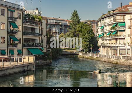 Buranelli Kanalansicht in Treviso 18 Stockfoto