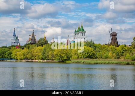 Blick auf den Kreml in Izmailovo. Moskau, Russland Stockfoto