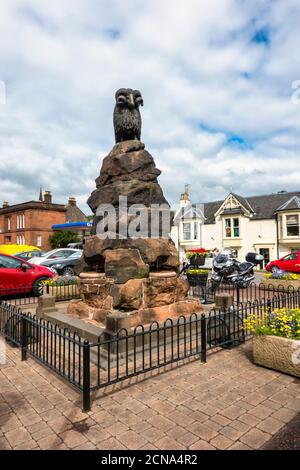 Der Colvin Fountain auch Moffat RAM in the High genannt Street of Moffat Dumfries & Galloway Schottland Großbritannien Stockfoto