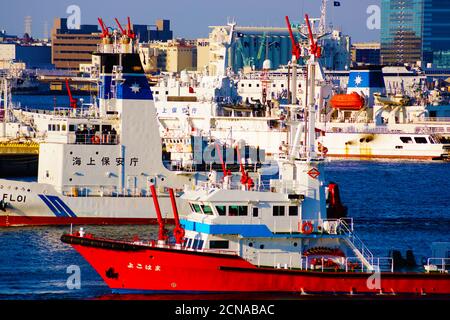 Schiff der japanischen Küstenwache Stockfoto