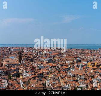 Ein Sommertag in venedig, italien Stockfoto