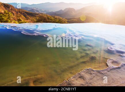 Hierve el Agua Stockfoto