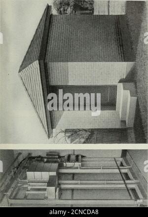 . Die Bell System technische Zeitschrift . Abb. 13 – Ausrüstung in unbeaufsichtigten Repeater Station. Erreicht 95 Grad. Jede neue unbeaufsichtigte Repeater-Station ist mit einem 4 kw-Heizgerät ausgestattet, das ähnlich gesteuert wird und aufgrund der Wärmeableitung von Kraftwerk und Vakuumröhren auch eine Zwangsbelüftung besitzt, die unter Hochtemperaturbedingungen funktioniert. Das System der Zwangslüftung besteht aus gesponnenen Glas-Ansaugfilter, Abluftventilator, elektrische Magnetventile gesteuerte Rollläden an der ein- und Auslass, undThermostat, und ist mit den Büroalarmen verbunden, um eine Ventilation im Brandfall zu verhindern. Stockfoto