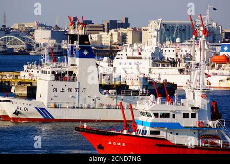 Schiff der japanischen Küstenwache Stockfoto