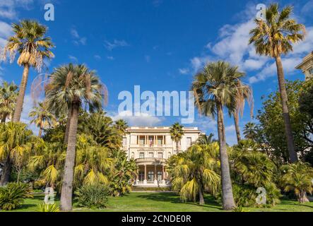 Massena Museum an der Promenade des Anglais, Nizza, Alpes Maritimes, Cote d'Azur, Französische Riviera, Provence, Frankreich, Mittelmeer, Europa Stockfoto