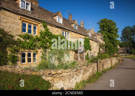 Lower Slaughter Village, The Cotswolds, Gloucestershire, England, Vereinigtes Königreich, Europa Stockfoto