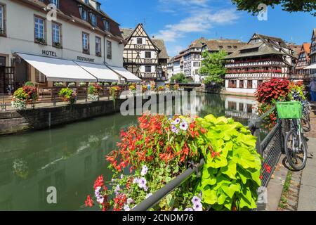 Maison Les, La Petite France, Weltkulturerbe der UNESCO, Straßburg, Elsass, Frankreich, Europa Stockfoto