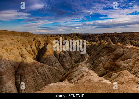 Atemberaubende Aussicht in den Badlands, South Dakota, USA Stockfoto