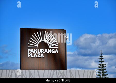 AUCKLAND, NEUSEELAND - 09. Apr 2019: Auckland / Neuseeland - 9. April 2019: Pakuranga Plaza Shopping Centre Stockfoto