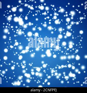 fallender Schnee Stockfoto