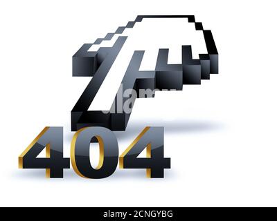 404-Fehler Stockfoto