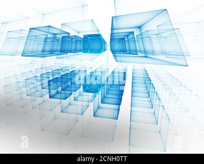 Futuristische Hintergrund Stockfoto