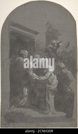 Visitation, 1768-1837. Stockfoto