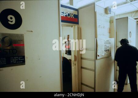 Börse, Moskau, CEI, 1992 Stockfoto