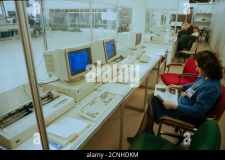 Börse, Moskau, CEI, 1992 Stockfoto