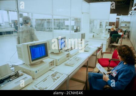 Börse, Moskau, CEI, 1992 Stockfoto