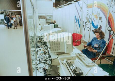 Börse, Moskau, CEI, 1992 Stockfoto