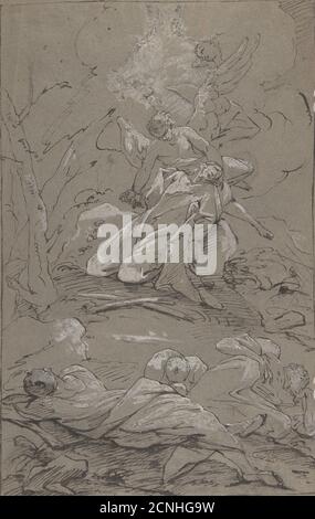 Christus im Garten Gethsemane, 1712-62. Stockfoto