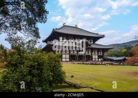 Todaiji, großer östlicher Tempel, buddhistischer Tempel in Nara, Japan Stockfoto