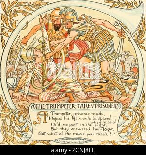 . Der eigene Aesop des Babys: Die Fabeln verdichtet in Reim mit tragbaren Moral bildhaft von Walter Crane. Von Edmund Evans in Farben graviert und gedruckt. Stockfoto