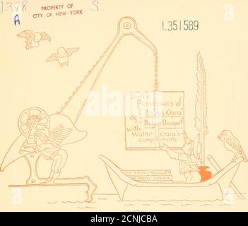 . Der eigene Aesop des Babys: Die Fabeln verdichtet in Reim mit tragbaren Moral bildhaft von Walter Crane. Von Edmund Evans in Farben graviert und gedruckt. EIGENTUM OFOTY VON NEW YORK L35I589. Stockfoto