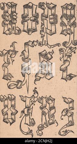 Convivio delle Belle Donne, Seite 22 (recto), August 1532. Stockfoto