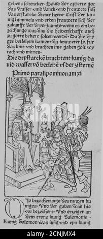 Das ist der Spiegel der Menschen mit den evangelien und mit epistelen nach der zyt des iars, 1479-81. Wird Erhard Reuwich zugeschrieben. Dem Hausmeister zugeschrieben. Stockfoto