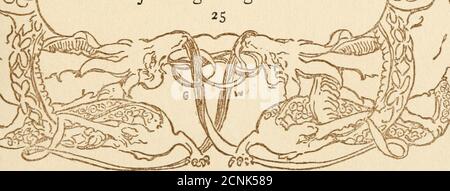 . Nordische Geschichten aus den Eddas / von Hamilton Wright Mabie; mit Farbillistrationen und Dekorationen von George Wright. Stockfoto