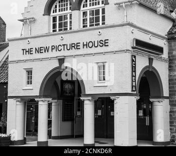 Schwarzweißbild des neuen Bilderhauses, Kino, St Andrews, Fife, Schottland, Großbritannien, GB. Stockfoto