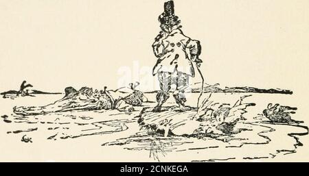 . Erzählt von Onkel Remus: Neue Geschichten der alten Plantage. -Esser, jetzt ist yo Chance, kazeef Sie es abschieben, können Sie rue de day. EF youer inde notion I 11 Take you right dar an show you destump whar I hid it at - er ef you wanter belonesome bout it, I 11 let you go by yosef anIll stay right here. Brer Yalligater, er schlüpfen eine Rutsche thoo Wildwasser. Er sagt, sezee, was sagst du, du bleibst? Brer Rabbit low, sezee, ill stay righthere, Brer Gater, äh anywhars else you maychoosen; Ich keer nicht viel, was ich bleibe, was ich tut, so lange EZ werde ich los er dat double gizzardwhats been a-tarrifyin mir. Besser Stockfoto