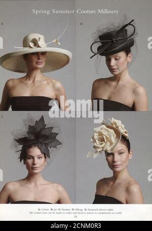 The Inside of UK catalog 'James Lock & Co', oktober 2007. Stockfoto