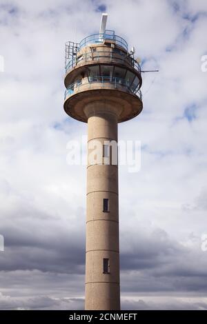 Calshot Tower Lookout-Station, die vom National Coastwatch Institute (NCI) betrieben wird. Stockfoto