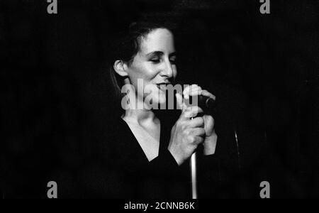 Stacey Kent, Pizza on the Park, London, August 1996. Stockfoto