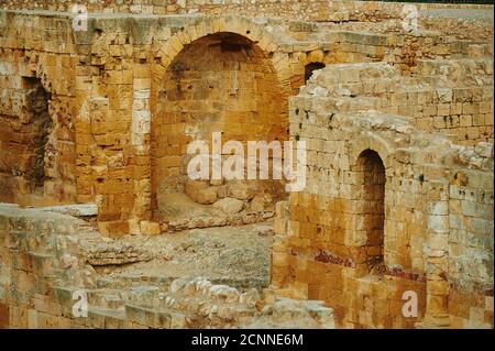 Circ Romà, Amfiteatre de Tarragona, Tarragona, Katalonien, Spanien, Europa Stockfoto