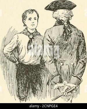 . Als wir die Gaspee zerstört : eine Geschichte von Narragansett Bay in 1772 . rsuch ein Zweck. Was sagst du, Meister Brown, um heute Abend gegen acht Uhr die Bürger dort einzufinden? Ich bin einverstanden, Kapitän; aber wie sollen wir diese Einladung öffentlich bekannt machen? Hier sind zwei Burschen, sagte der Hauptmann und zeigte auf Daniel und mich, die nichts zu tun haben, um die Bürger zu warnen.Sie werden auf dem Meer sofort wir schnell zu gehen, und theresespread the News. Diese Zählung uns ladsin als Mitglieder der Kraft, die zu Cap-ture der Könige Schiff war, so aufgeregt Daniel thathe verrohrt, schrill: Stockfoto