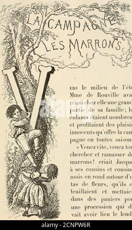 . Les bons enfants . mauraientjamais trouvé. MADAME DE PRÉAU. TU ne penses donc pas que saurais été bien plusinquiète que je ne lai été, et que saurais eu unchagrin affreux de ne pas te trouver? LOUIS. Vraiment, maman, vous étiez inquiète? Pour-quoi, puisque jétais dans cette Niche, où on est sibien? FRAU DE PREAU. Mais nous ne le savions pas! Je craignais que tune te fusses échappé, sauvé dans la rue, et je nesais quoi encore. LOUIS. Pardon, maman, je suis bien fâché; je ne croyaispas vous faire de la peine. MADAME DE PRÉAU. Une autre fois, quand tu verras quon te cherchedepuis longtemps et Stockfoto