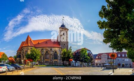 St. Nikolai Kirche in Oschersleben, Deutschland Stockfoto