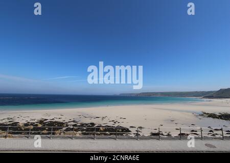 Sennen Cove, Cornwall, England, einer der schönsten und schönsten Strände auf dem Planeten Erde Stockfoto