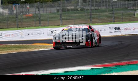 Vallelunga, Rom, Italien, 11. september 2020. Amerikanisches Fest von Rom. NASCAR Euro Championship Rennwagen in Aktion Stockfoto