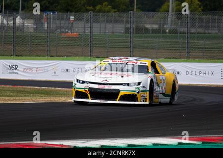 Vallelunga, Rom, Italien, 11. september 2020. Amerikanisches Fest von Rom. NASCAR Euro Championship Rennwagen in Aktion Stockfoto
