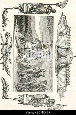 . Robert Rambles [pseud.] Geschichten aus der Geschichte Englands, von der Eroberung bis zur Revolution. D an den Hof, und ausgestellt vor Charles V. alle Beute hatte er erworben. Der Kaiser ernannte ihn sofort zum Hauptmann des Landes, das er erobern wollte. Cortez, der grausame Cortez, hatte sich zu dieser Zeit wieder Spanien zugewandt, mit Plünderung beladen; Und er wurde von seinem Souverän am freundlichsten empfangen; und da er bereit war, die Gesehenen eines alten Gefährten zu fördern, mit dessen Begabung und Mut er vollkommen vertraut war, gab er Pizarro so viel Geld, wie er es ihm ermöglichte, ihn zu besetzen Stockfoto